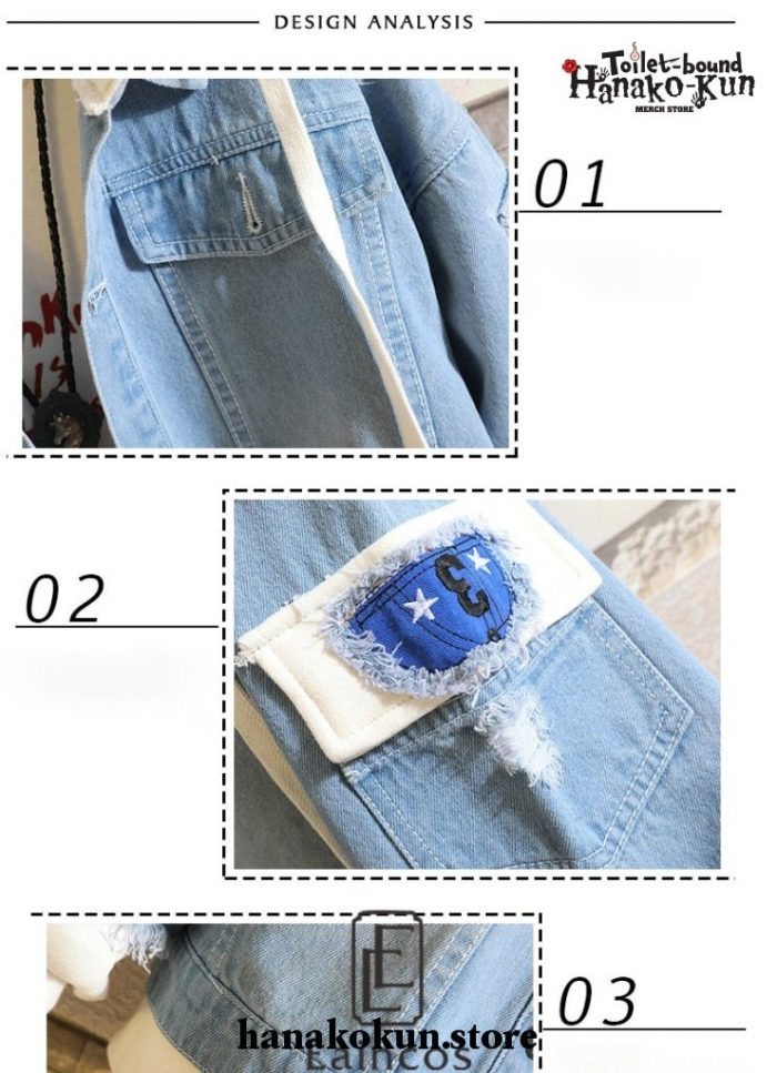 2021 Toilet Bound Hanako Kun Denim Jackets