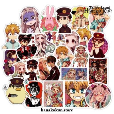 50Pcs Cute Toilet Bound Hanako Kun Stickers Type 1