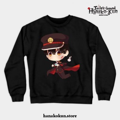 Chibi Hanako Crewneck Sweatshirt Black / S