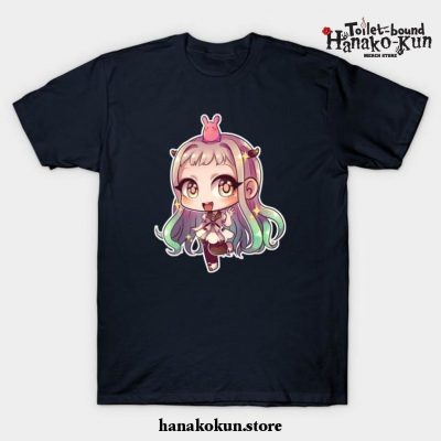 Chibi Yashiro Nene And Mokke - Toilet Bound Hanako-Kun T-Shirt Navy Blue / S