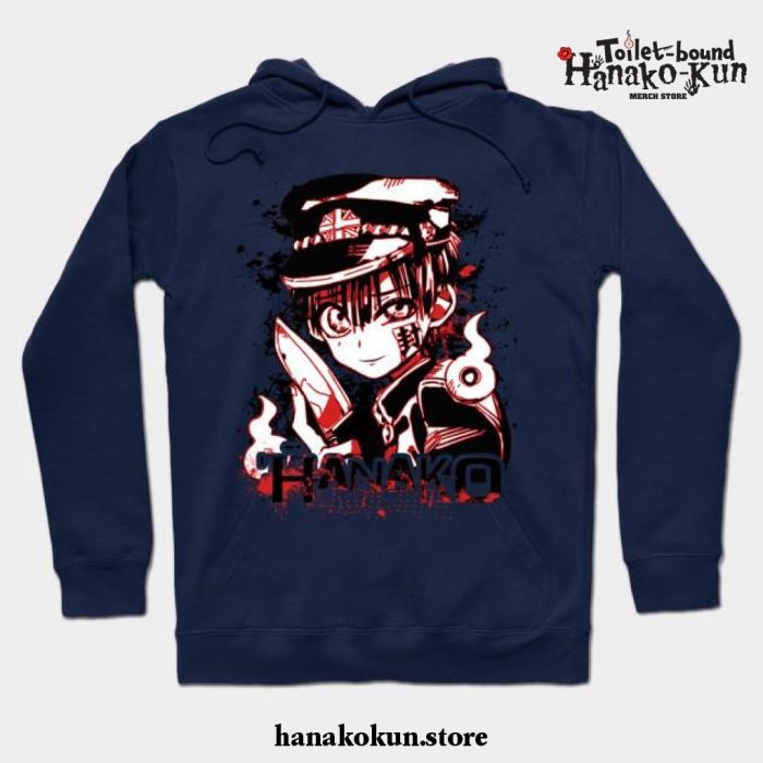 Cool Hanako Kun Hoodie Navy Blue / S