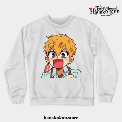 Cute Jibaku Shounen Hanako-Kun Crewneck Sweatshirt White / S