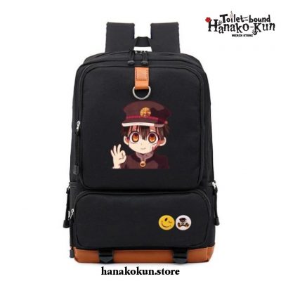 Cute Toilet-Bound Jibaku Shounen Hanako Kun Canvas Backpack Black