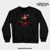 Hanako And Kitty Crewneck Sweatshirt Black / S