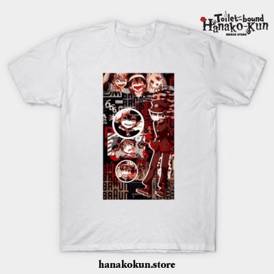 Hanako Collage Anime T-Shirt White / S