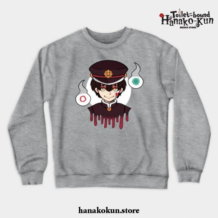 Hanako-Kun And Hakujoudai Crewneck Sweatshirt Gray / S