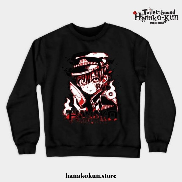 Hanako Kun Crewneck Sweatshirt Black / S