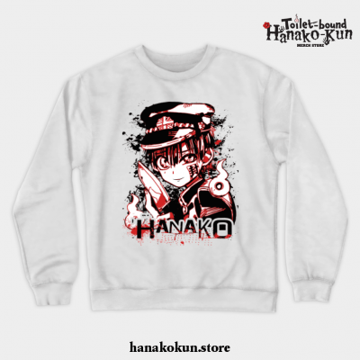 Hanako Kun Crewneck Sweatshirt White / S