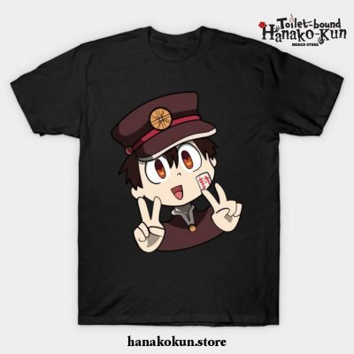 Hanako-Kun Peace Signs T-Shirt Black / S