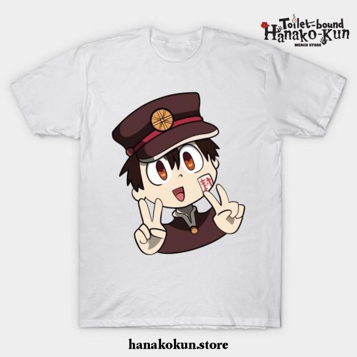 Hanako-Kun Peace Signs T-Shirt White / S