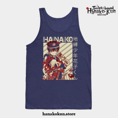 Hanako Kun Tank Top 02 Navy Blue / S