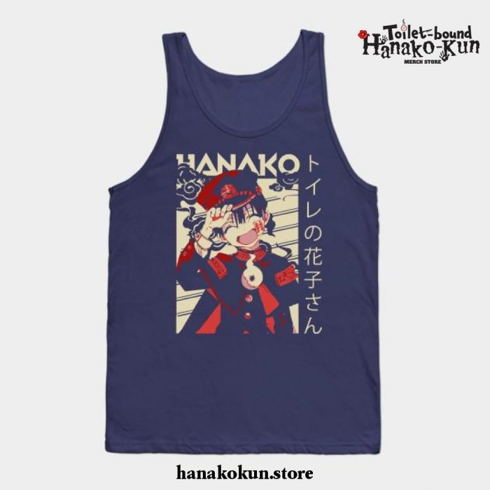 Hanako Kun Tank Top Navy Blue / S