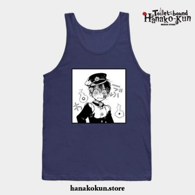 Jibaku Shounen Hanako Kun Tank Top Ver 1 Navy Blue / S