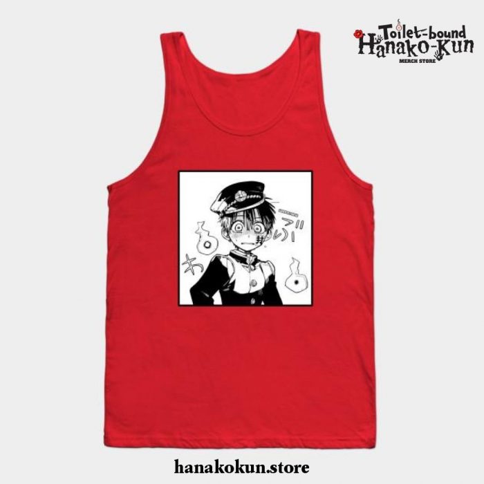 Jibaku Shounen Hanako Kun Tank Top Ver 1 Red / S