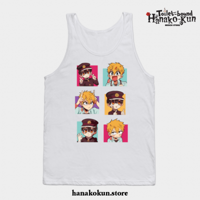 Jibaku Shounen Hanako Kun Tank Top Ver 2 White / S