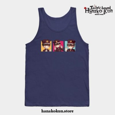 Jibaku Shounen Hanako Kun Tank Top Ver 3 Navy Blue / S