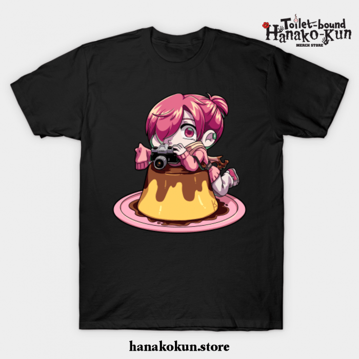 Pudding Mitsuba T-Shirt Black / S