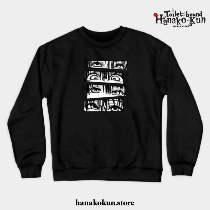 Toilent Bound Hanako Kun Jibaku Shounen Crewneck Sweatshirt Black / S