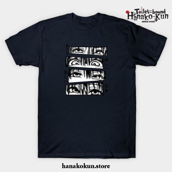 Toilent Bound Hanako Kun Jibaku Shounen T-Shirt Navy Blue / S