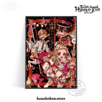 Toilet-Bound Hanako-Kun Main Characters 3D Wall Art