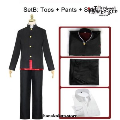 Toilet Bound Hanako-Kun School Uniform Halloween Cosplay Costume Set B / L