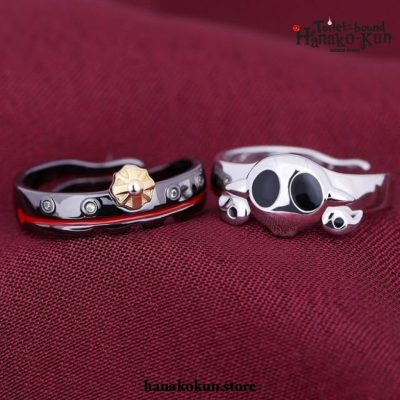 Toilet Bound Hanako Kun Sterling Silver Finger Ring 1 Pair