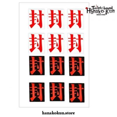 Toilet Bound Hanako Kun Yugi Amane Cosplay Tattoo Stickers White And Black Sheet