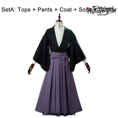 Toilet-Bound Hanako Kun Yugi Tsukasa Kimono Cosplay Costume Full Set A / Xl