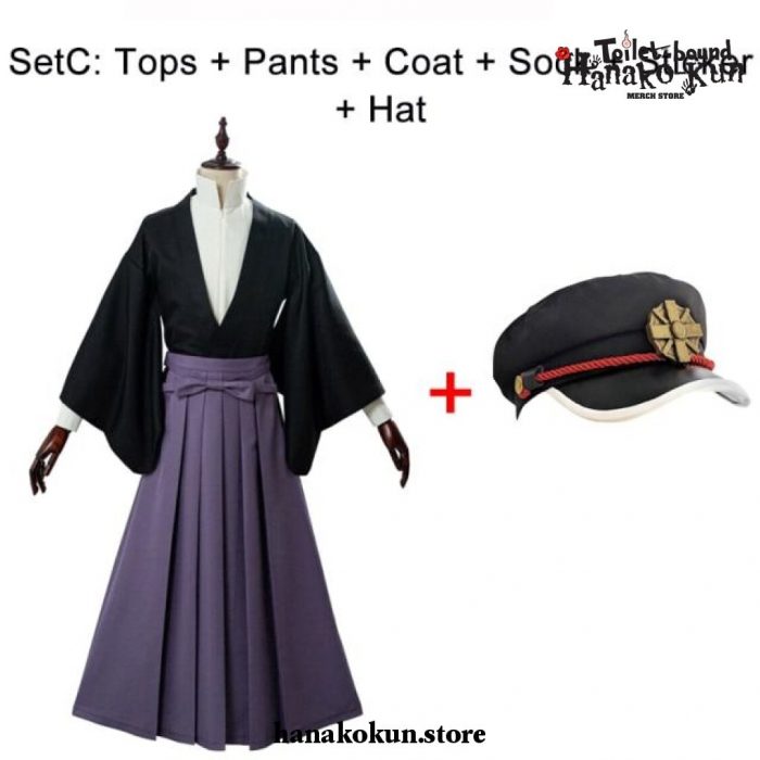 Toilet-Bound Hanako Kun Yugi Tsukasa Kimono Cosplay Costume Full Set B / S