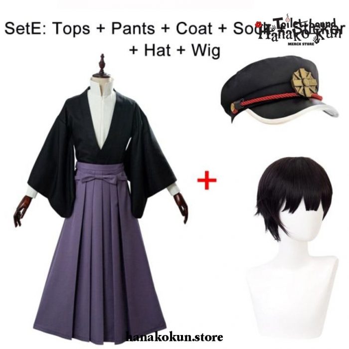 Toilet-Bound Hanako Kun Yugi Tsukasa Kimono Cosplay Costume Full Set / Xxl